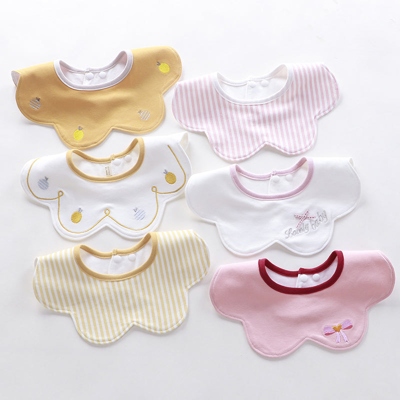 Baby Bib waterproof baby mouth towel 360 degrees rotation autumn and winter anti-spitting milk bib neck cotton baby bib