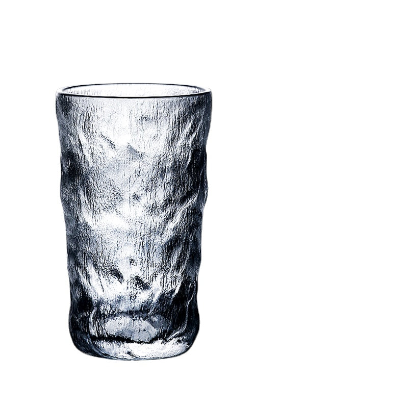 Joto Japanese Glass Household Water Cup Thickened Glacier Cup Whiskey Shot Glass Tea Cup Juice Milk Coffee Cup