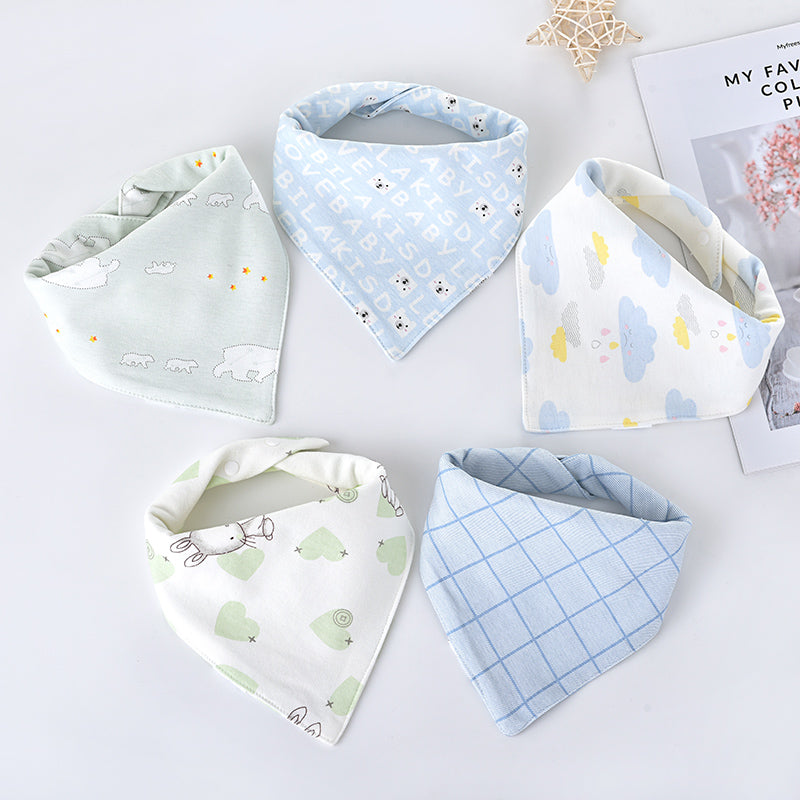 Baby cotton BIB spring autumn winter newborn baby scarf baby bib bib bib baby triangle scarf