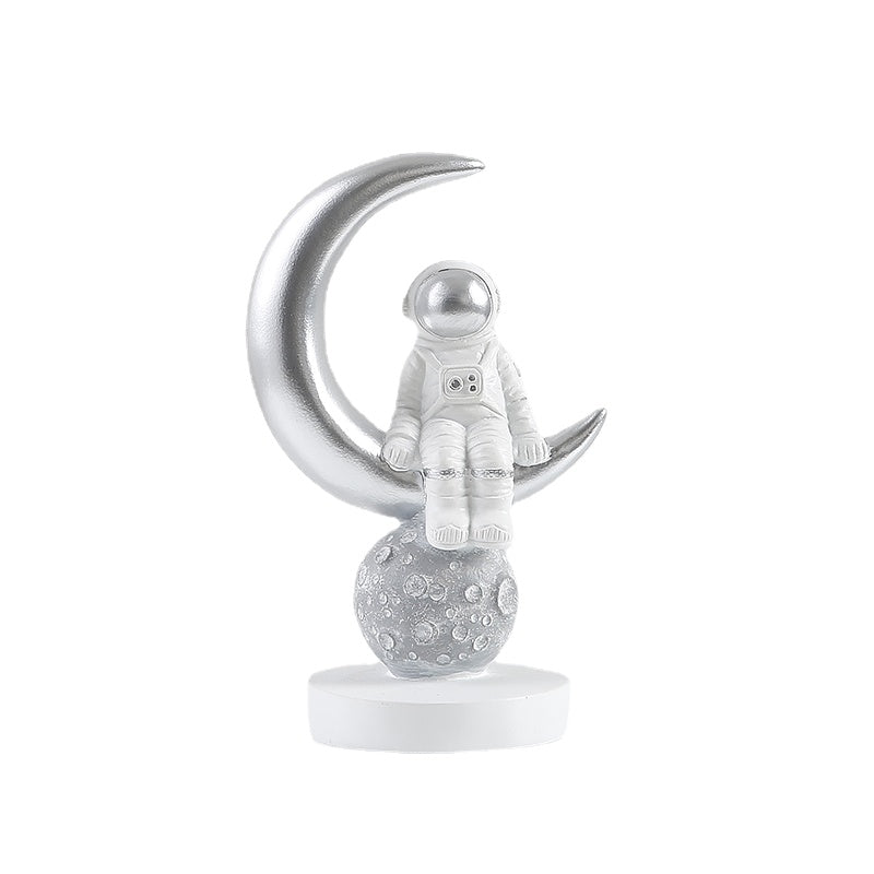 Astronaut Decoration Spaceman Model Hand-Made Home Decoration Mobile Phone Stand Children&