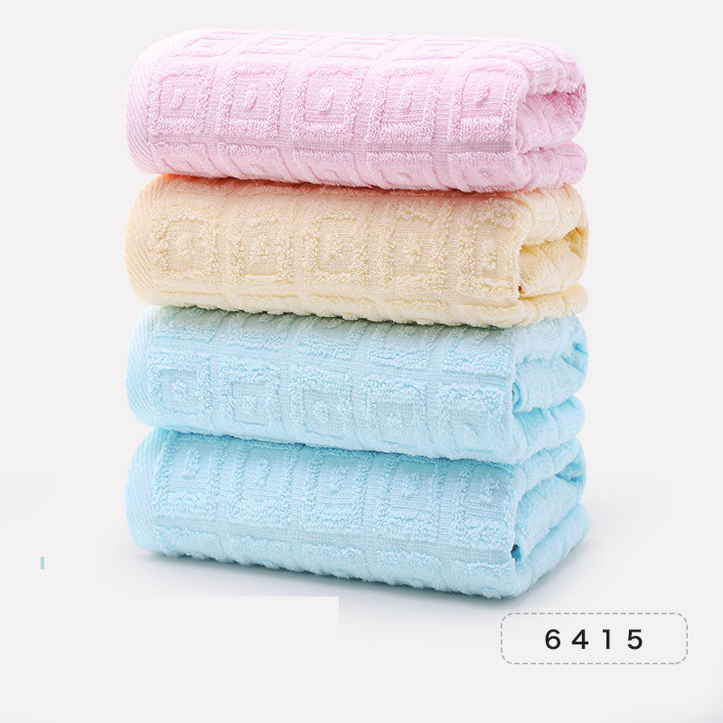 Cotton face wash bath household men and women soft absorbent fast dry hair adult towel