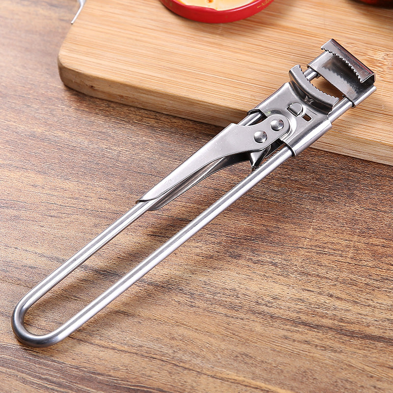 Adjustable capping artifact stainless steel household seasoning bottle capping tool for canned fruit