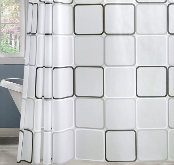 Bathroom curtain waterproof curtain thickened mildew-proof shower curtain