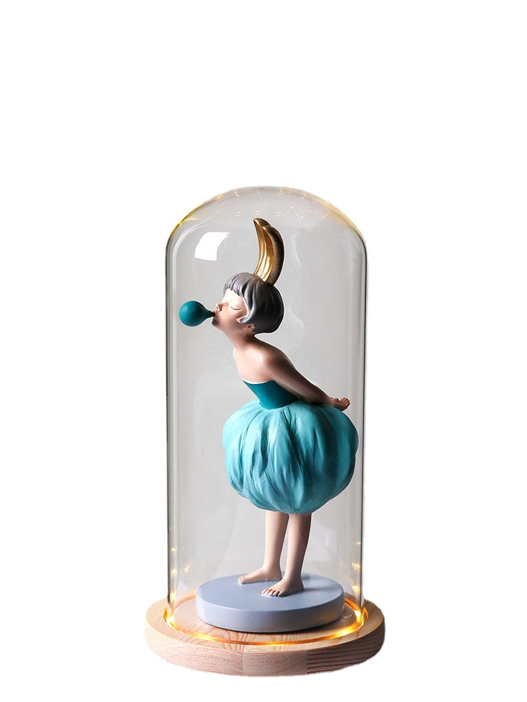 Cute Bubble Girl Decoration Princess Music Box Music Box Rotating Children&