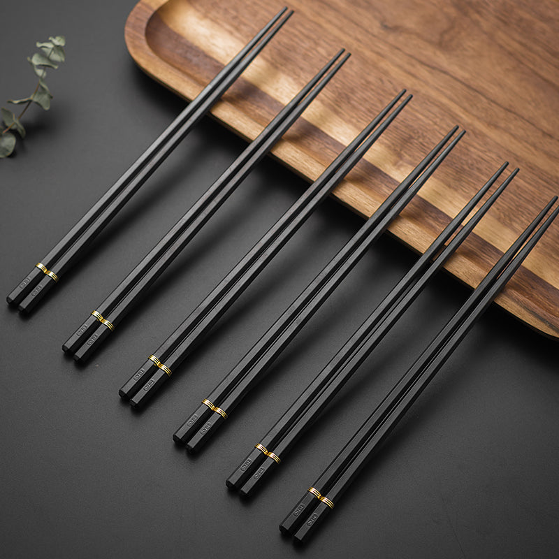 Alloy chopsticks for household use, individuality and creativity