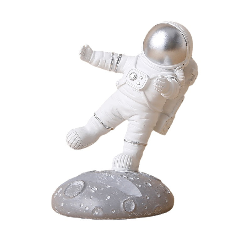 Astronaut Decoration Spaceman Model Hand-Made Home Decoration Mobile Phone Stand Children&