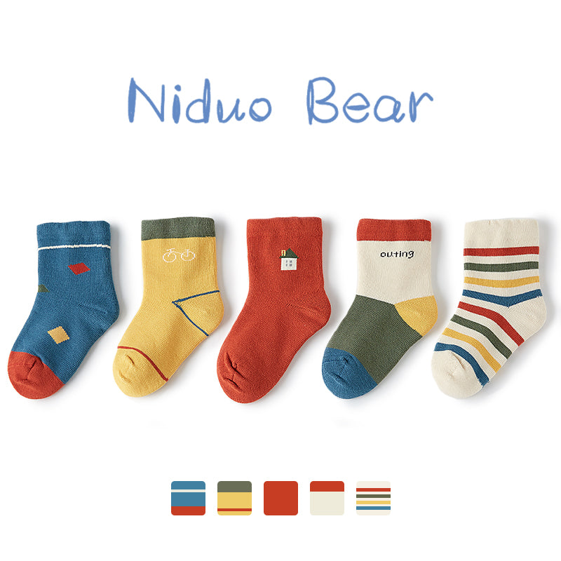 Baby socks spring and autumn cotton baby socks children&