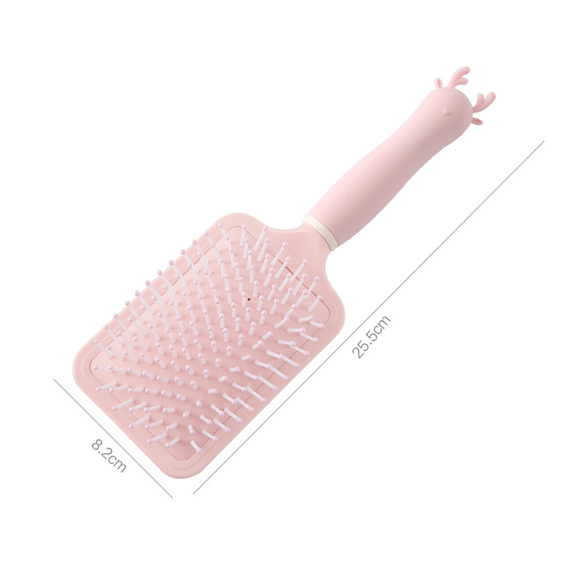 Cute comb cartoon girl hairdressing comb girl fairy comb portable long hair Shun hair antistatic comb