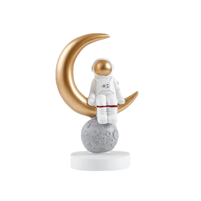 Astronaut Decoration Spaceman Model Hand-Made Home Decoration Mobile Phone Stand Children&