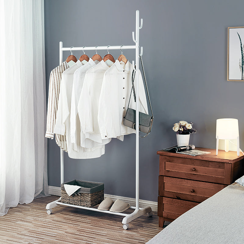 Clothes rack floor to floor bedroom single pole clothes rack