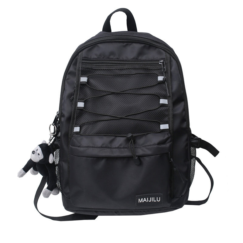 Backpack for male junior high school students backpack for female tooling trend Street computer bag