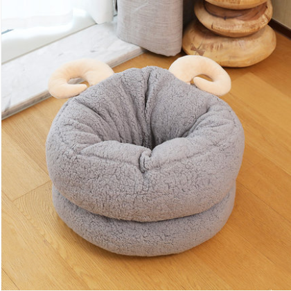 Cute croissant cat house