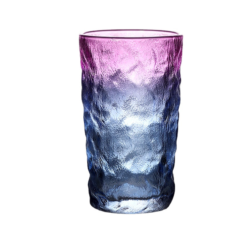 Joto Japanese Glass Household Water Cup Thickened Glacier Cup Whiskey Shot Glass Tea Cup Juice Milk Coffee Cup