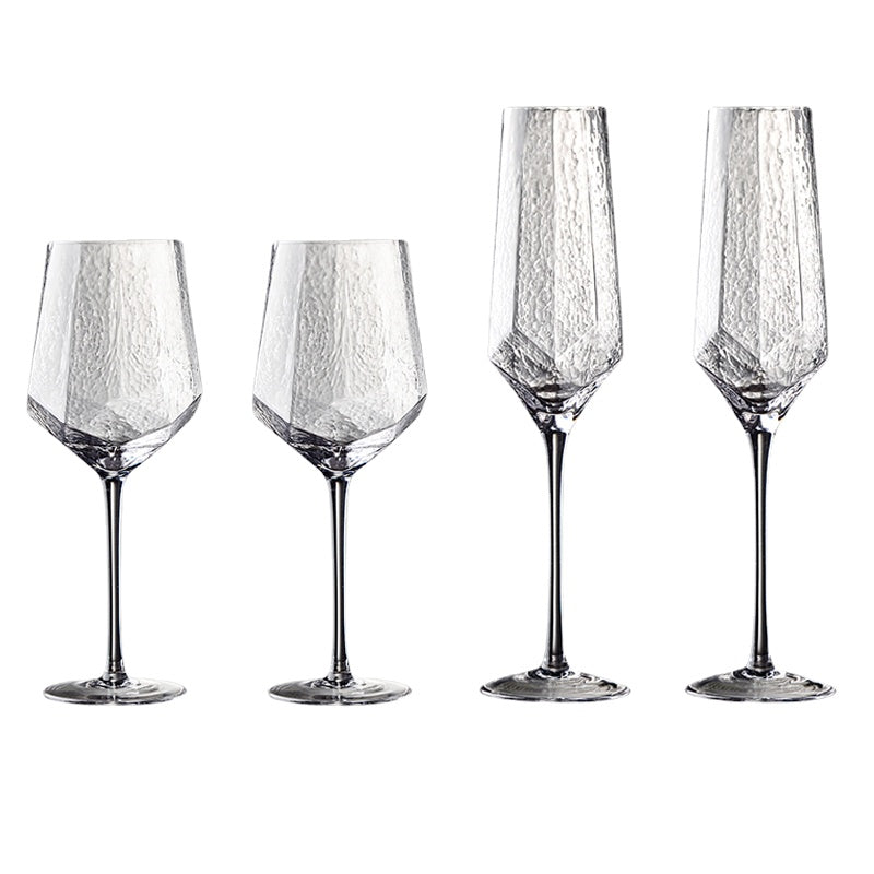 Red Wine Glass Set Household Luxury Good-looking Goblet High-End Crystal Glass Champagne Cup Ins Style European Style