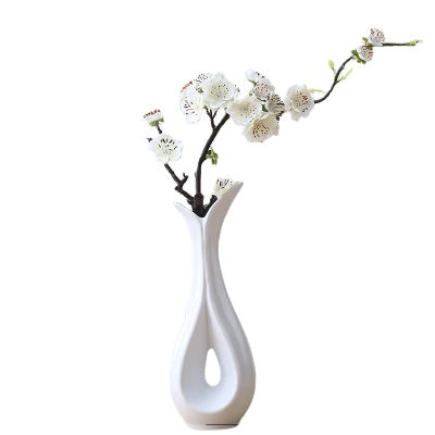 Simple Water Vase Decoration Living Room Dining Table Home Decoration Creative Ceramic Fresh Flower Arrangement Dried Flower Ins