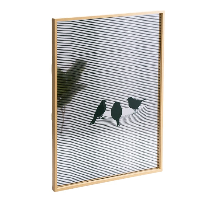 Acacia transparent plexiglass decorative painting Japanese art creation letter hanging painting