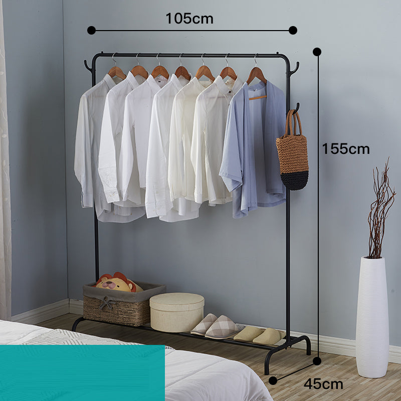 Clothes rack floor to floor bedroom single pole clothes rack