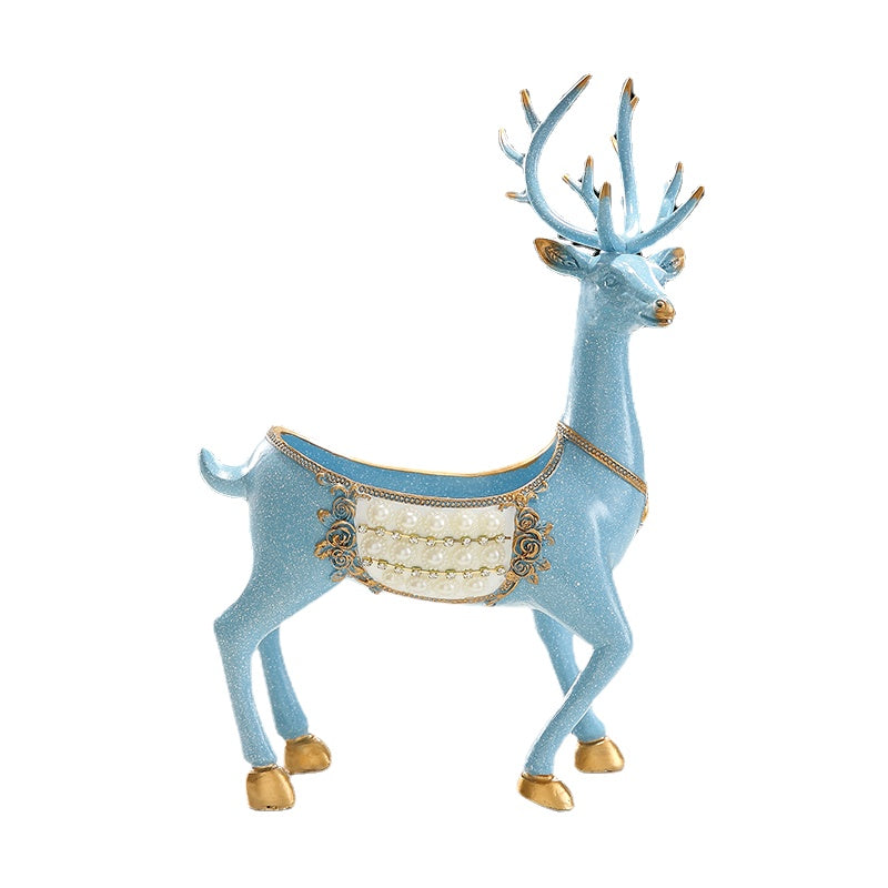 Key Storage Decoration Deer Hallway Entrance Put Keys&