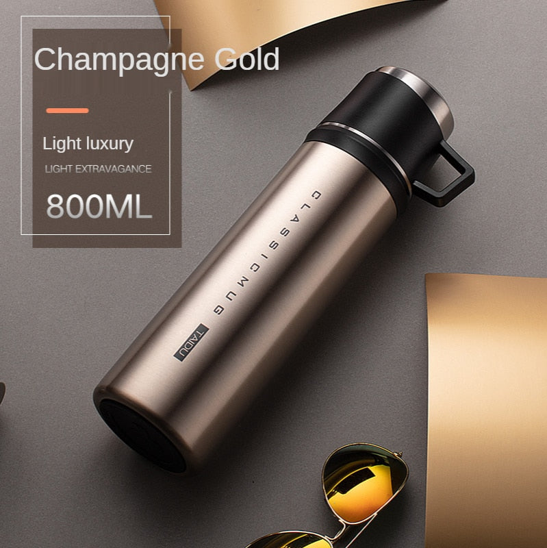 316 Stainless Steel Vacuum Cup Male and Female Portable Large Capacity with Water Cup Student Kettle Cup Custom Lettering