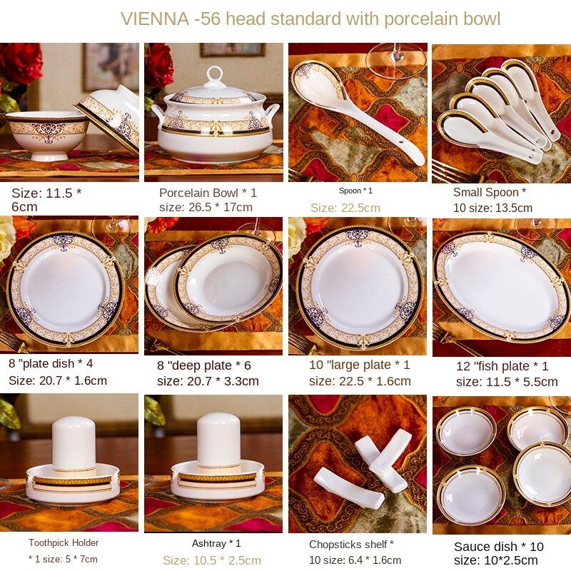 European-Style Modern Dish Set