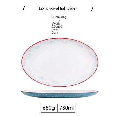 Ezicok Nordic Simple Cutlery Plate Couple Plate Household round Plate Rice Bowl Japanese Salad Bowl Bowl and Dish Set