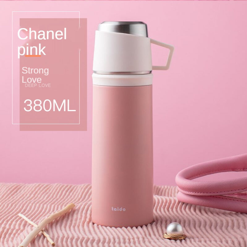 316 Stainless Steel Vacuum Cup Male and Female Portable Large Capacity with Water Cup Student Kettle Cup Custom Lettering