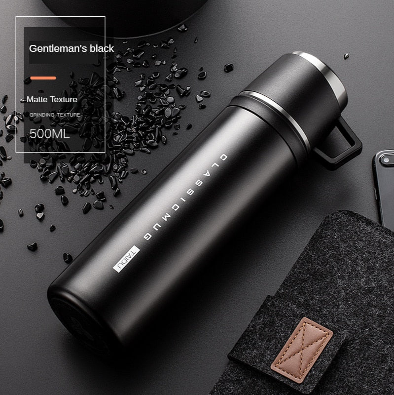 316 Stainless Steel Vacuum Cup Male and Female Portable Large Capacity with Water Cup Student Kettle Cup Custom Lettering