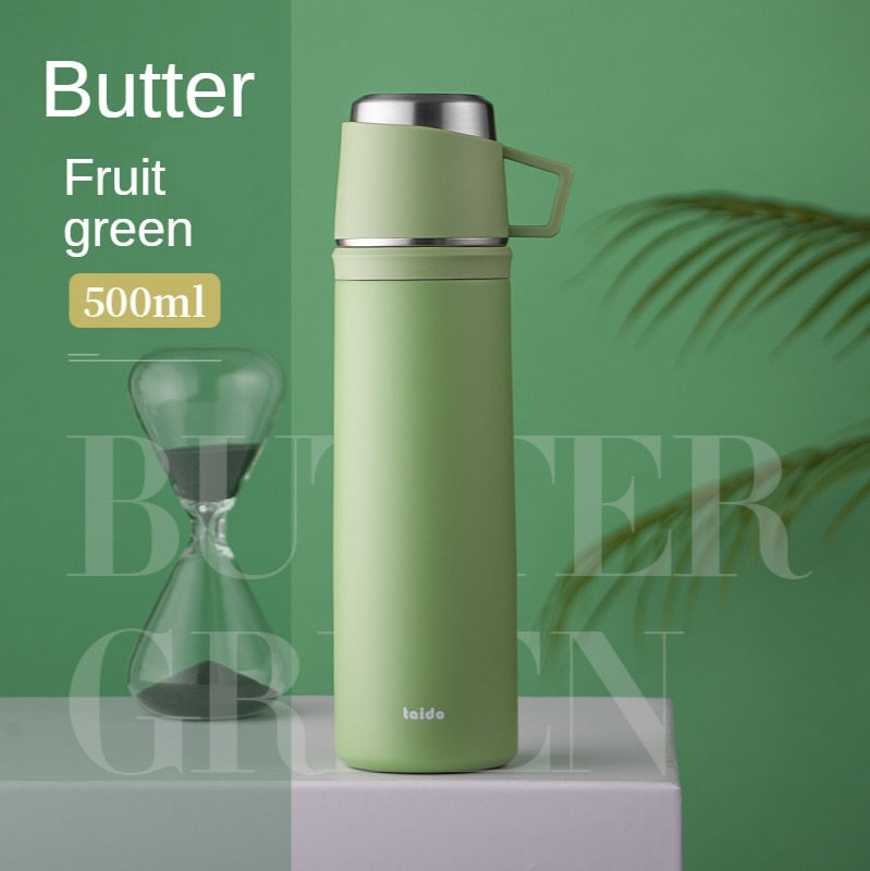 316 Stainless Steel Vacuum Cup Male and Female Portable Large Capacity with Water Cup Student Kettle Cup Custom Lettering