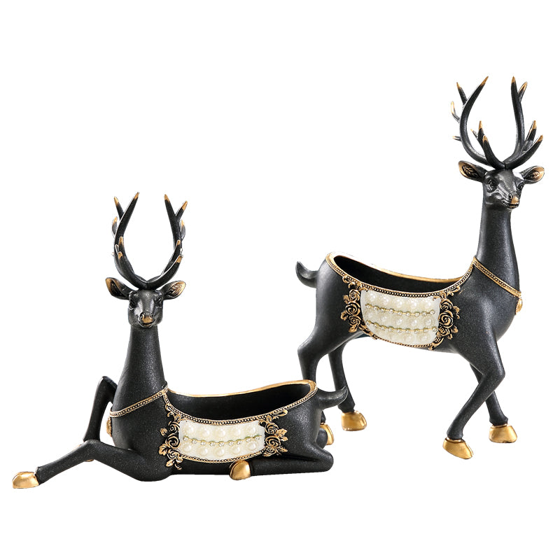 Key Storage Decoration Deer Hallway Entrance Put Keys&