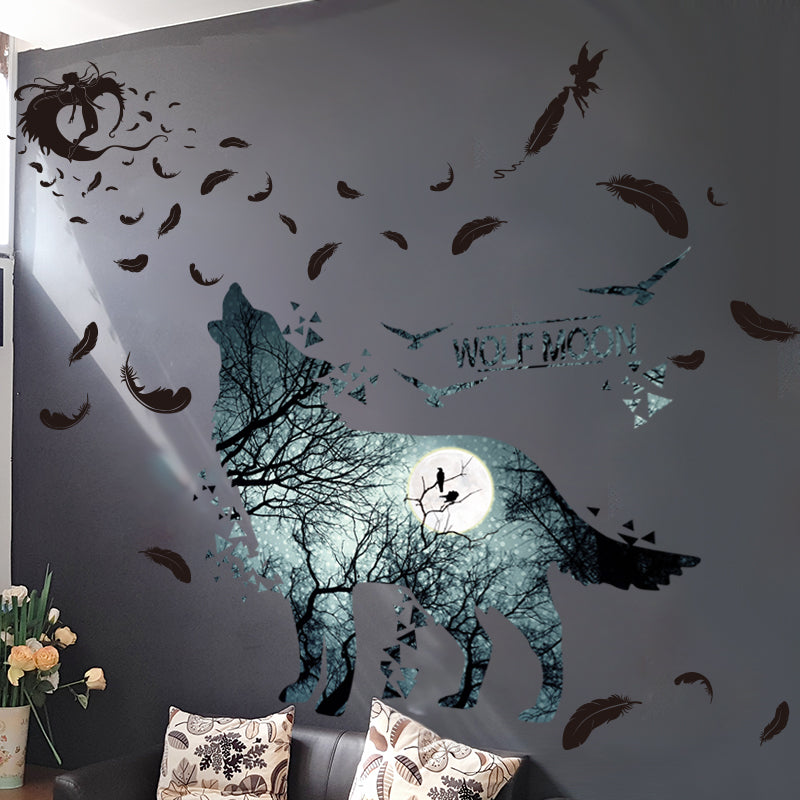 3D simulation wall stickers for dormitory decoration of wanghong boys&