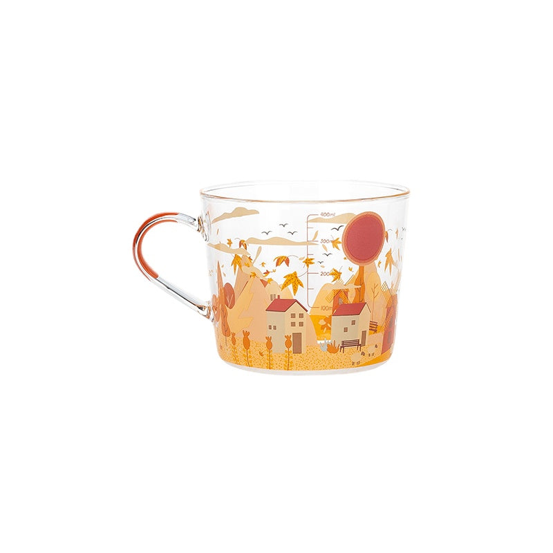 Modern Housewife Glass Female Cute Summer Household Drinking Cups Ins Style Tea Cup Internet Celebrity Breakfast Milk Cup