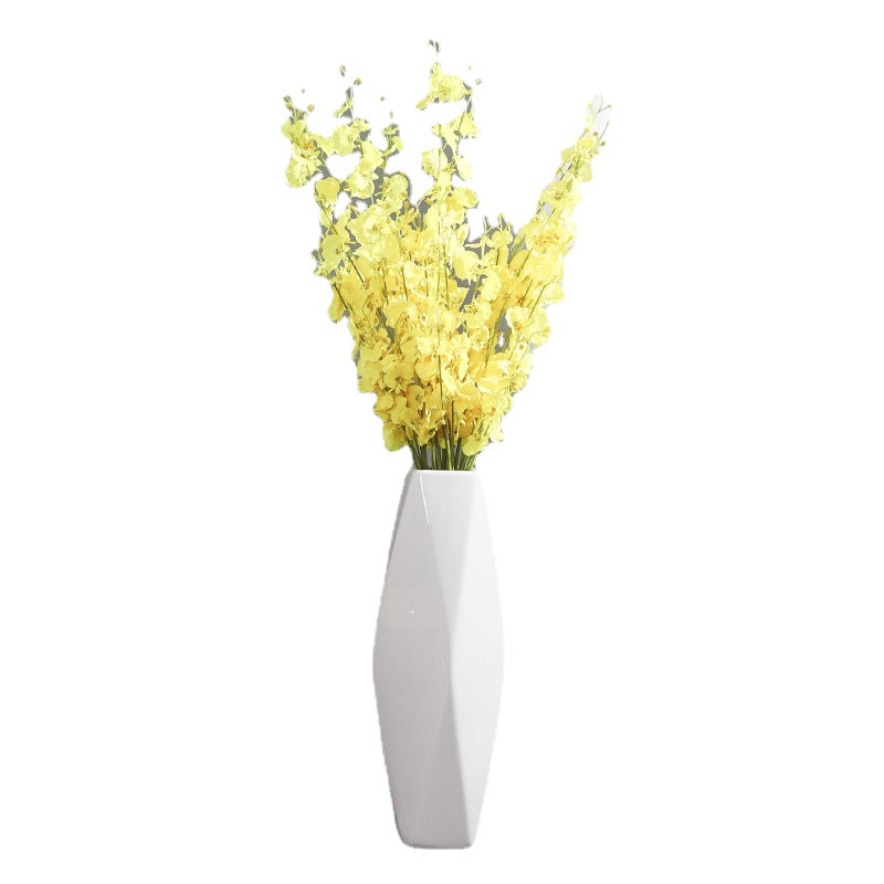 Ceramic Floor Large Vase Decoration Dried Flower Arrangement in Living Room Home White Modern Nordic Creative Hallway Decoration