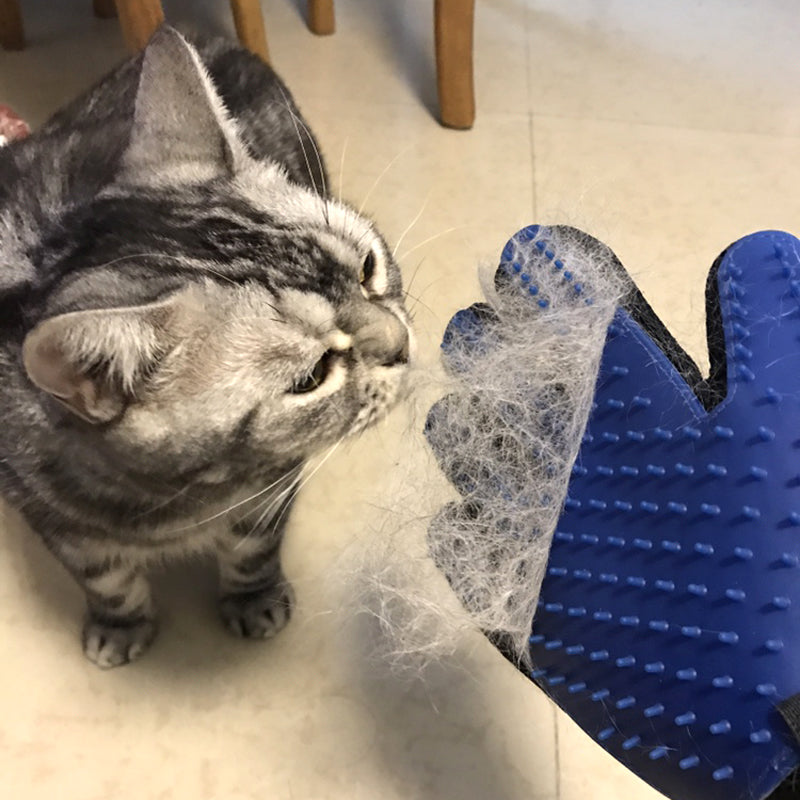 Cat gloves dog bath brush anti bite comb gloves cat comb hair removal