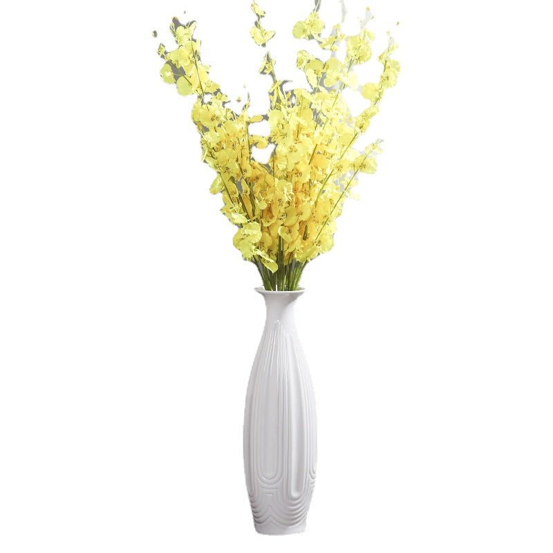 Ceramic Floor Large Vase Decoration Dried Flower Arrangement in Living Room Home White Modern Nordic Creative Hallway Decoration