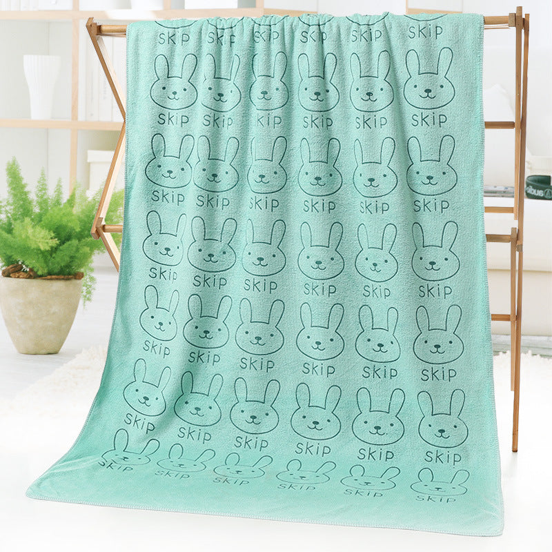 Bath towel cotton soft absorbent towel bath wrapped in lint