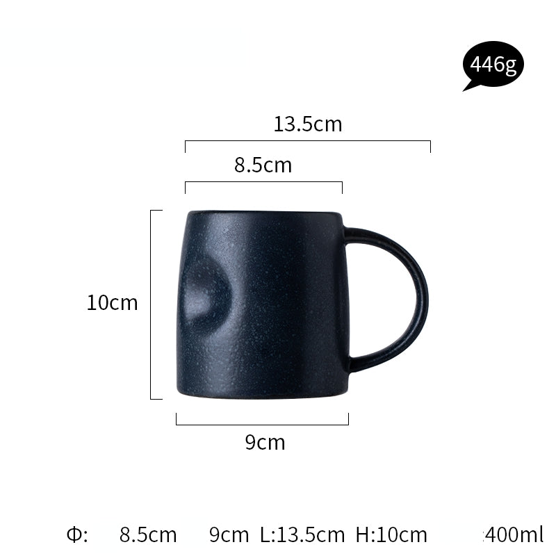 Big belly Mug water cup ceramic cup large capacity coffee cup breakfast cup household tea cup