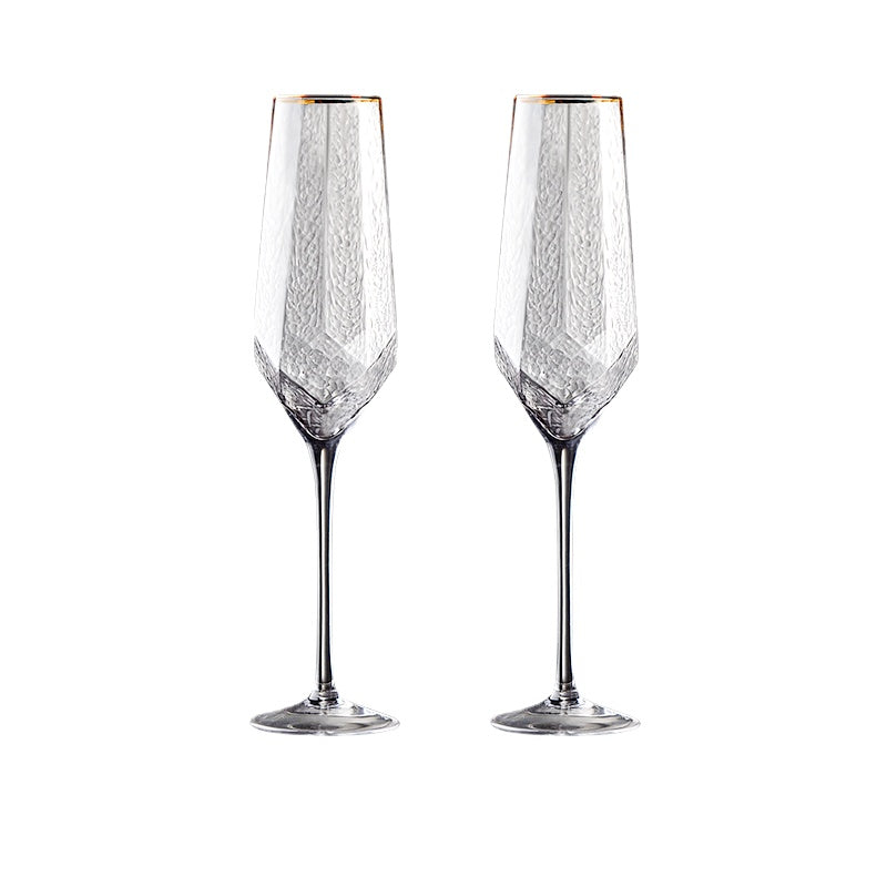 Red Wine Glass Set Household Luxury Good-looking Goblet High-End Crystal Glass Champagne Cup Ins Style European Style