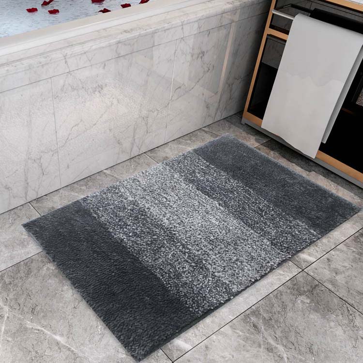 Bathroom floor mats absorb water and prevent slipping