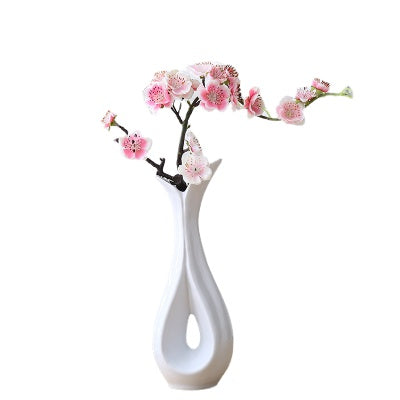 Simple Water Vase Decoration Living Room Dining Table Home Decoration Creative Ceramic Fresh Flower Arrangement Dried Flower Ins