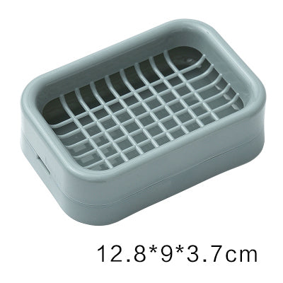 Creative soap box, drainage free, punching free, portable soap holder with cover, student dormitory