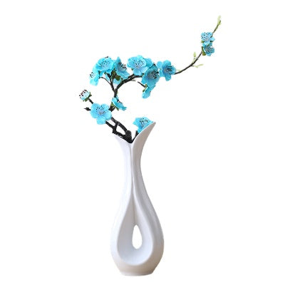 Simple Water Vase Decoration Living Room Dining Table Home Decoration Creative Ceramic Fresh Flower Arrangement Dried Flower Ins