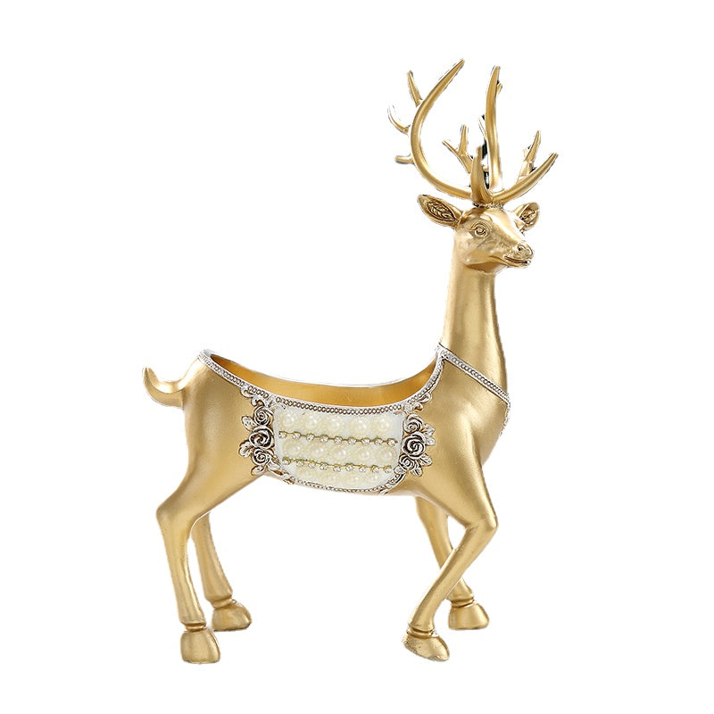 Key Storage Decoration Deer Hallway Entrance Put Keys&