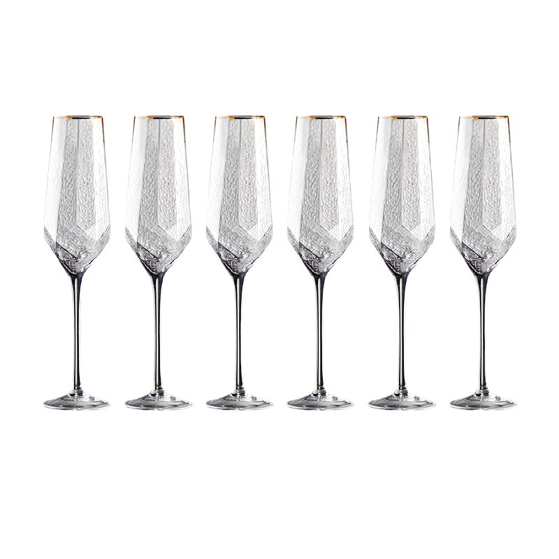 Red Wine Glass Set Household Luxury Good-looking Goblet High-End Crystal Glass Champagne Cup Ins Style European Style