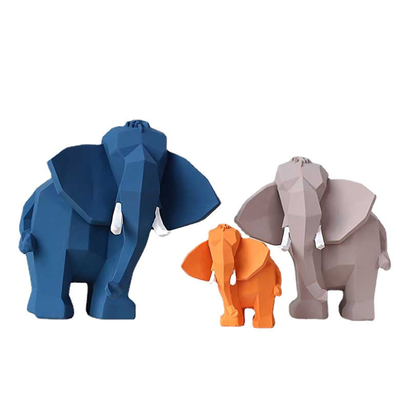 Nordic Light Luxury Ornament Elephant Ornaments Fortune Creative Ornament Small