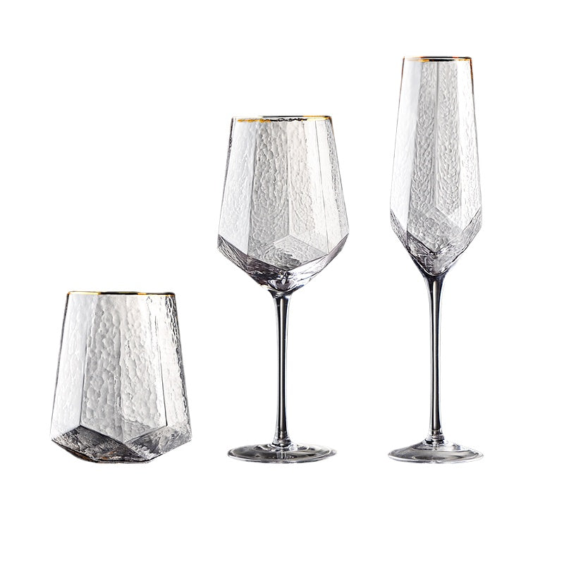 Red Wine Glass Set Household Luxury Good-looking Goblet High-End Crystal Glass Champagne Cup Ins Style European Style